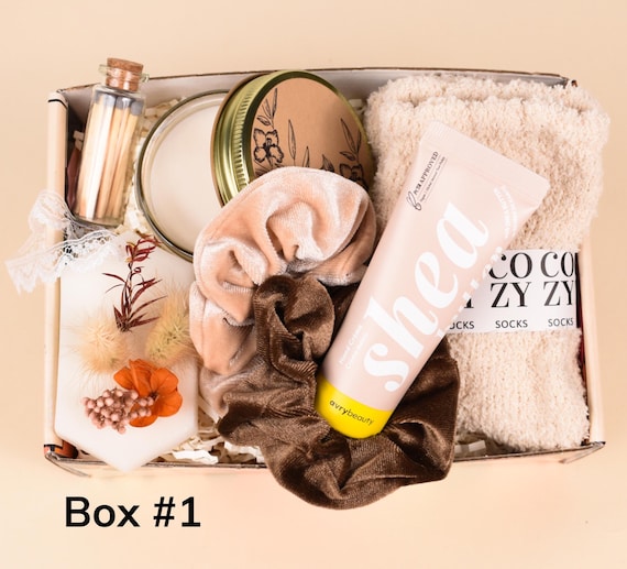Hug In A Box, Cozy Care Package, Self Care Basket, Blanket Gift Box, Encouragement Gift, Mom Gift Set, Hygee Gift Box, Thinking Of You Box