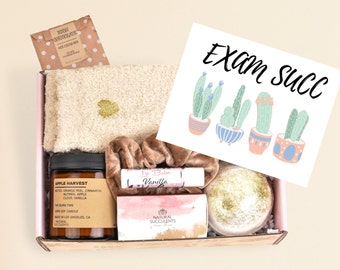 FINAL EXAMS Gift Box - Exam Care Package - Gift For Student - College Gift Ideas - Good Luck On Exams - Exam Season - Finals Midterms (XAD8)