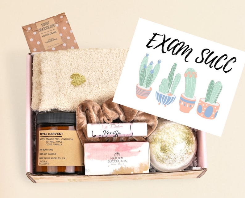 FINAL EXAMS Gift Box  Exam Care Package  Gift for Student