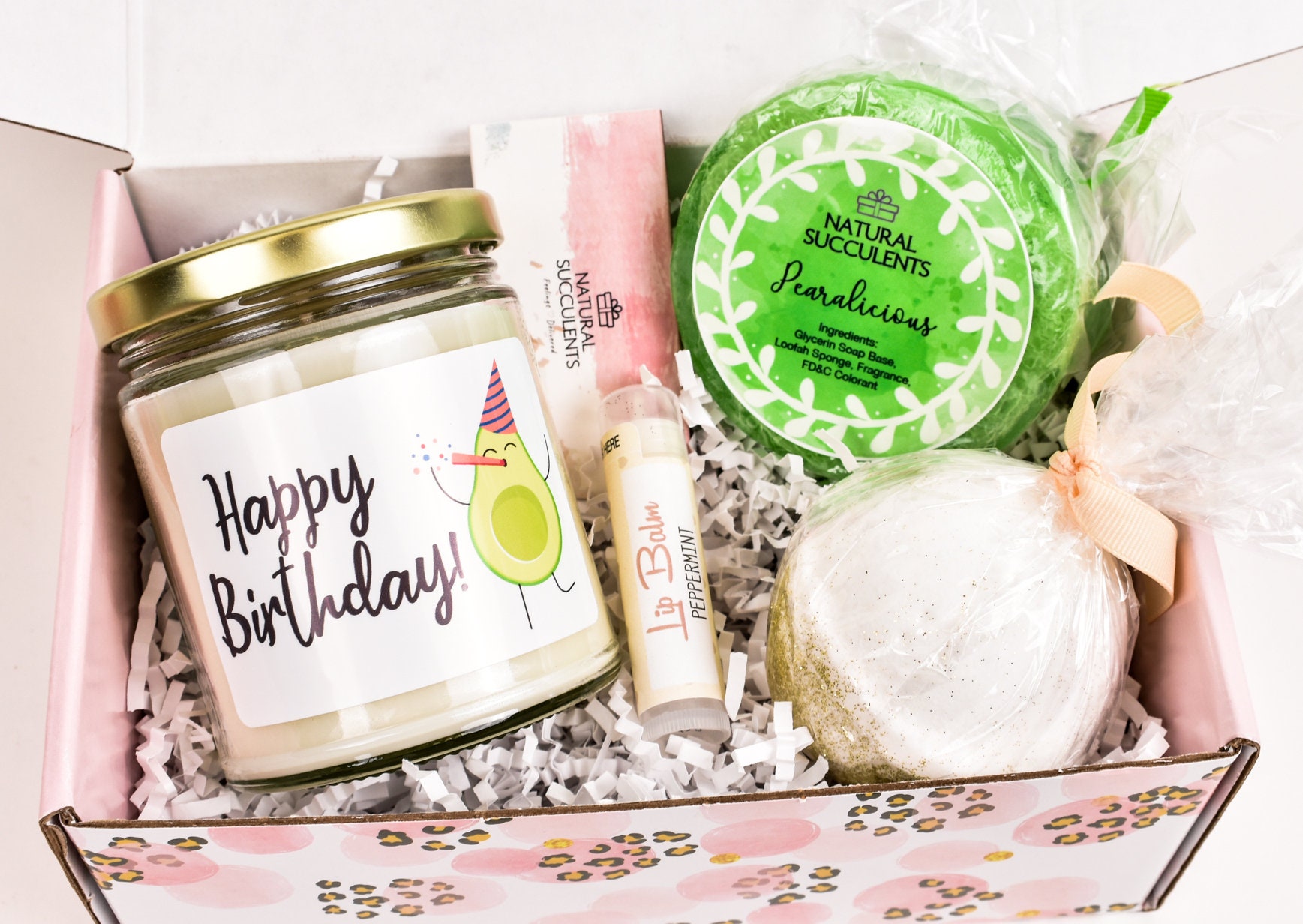 Happy Birthday Gifts for Her, Birthday Gift Coworker, Friendship Gift Box ,  Best Friend Birthday, Birthday for Women, Spa Box Eco-friendly 