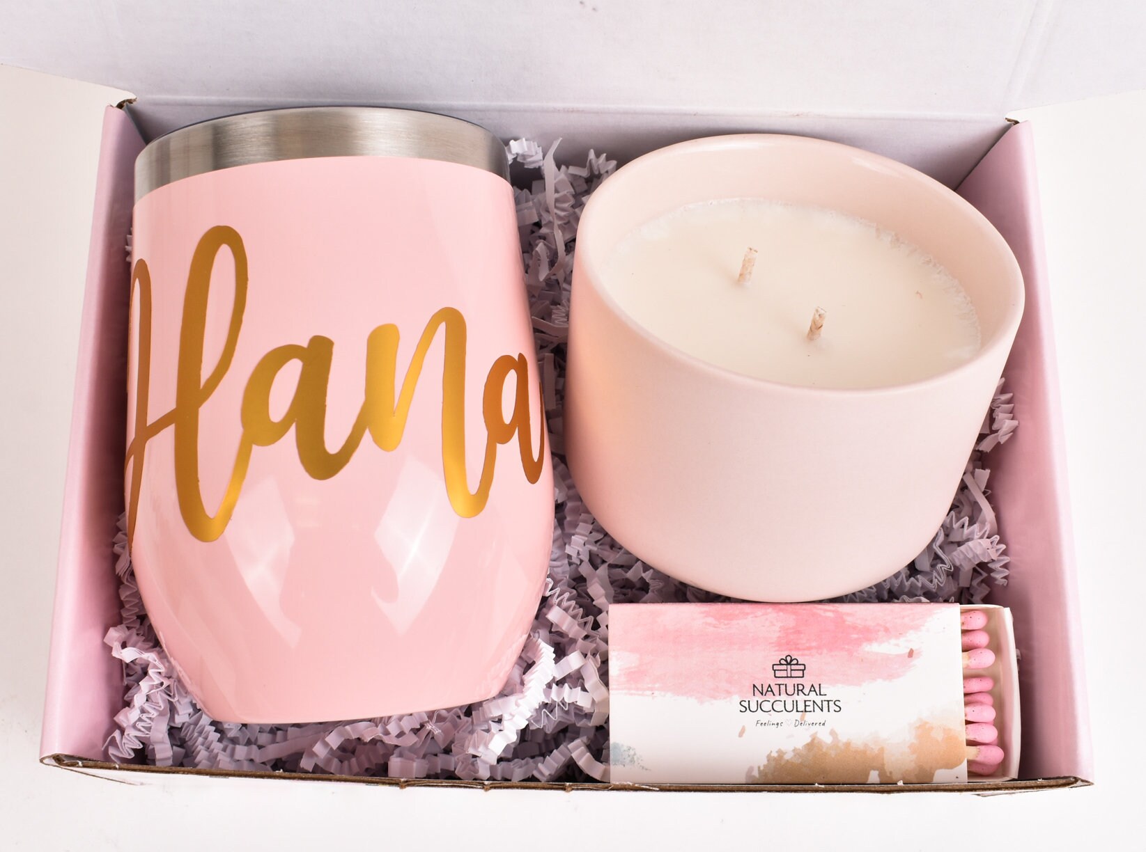 Happy Birthday Gift Box Tumbler Gift Box Friendship Gift Etsy