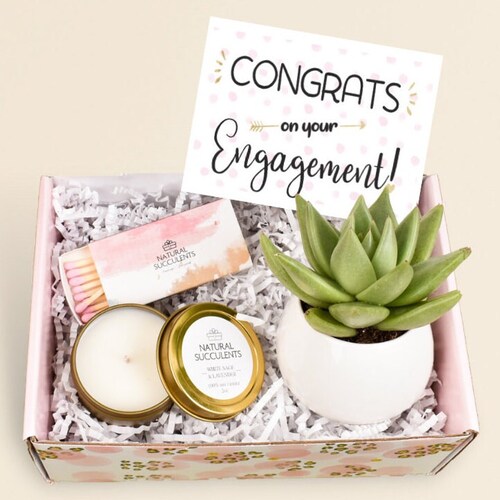 Engagement Gift Engagement Gift Box Congratulations Live Etsy