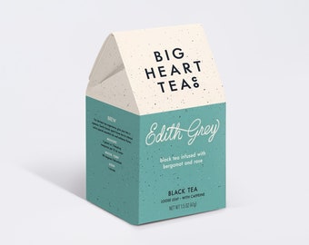 Earl Grey Tea | Box With 10 Compostable Teabags    Edith Grey Tea