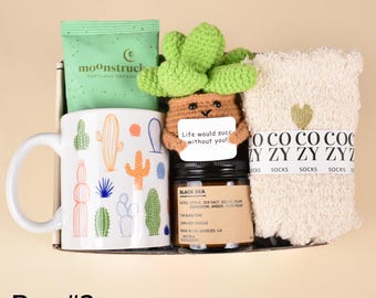 Paquete de cuidado para ella, Paquete de cuidado, Caja de regalo "Pensando en ti", Caja de regalo "Hygge", Enviando sol, Caja de regalo de cumpleaños, Enviando amor y abrazos