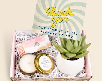 Employee Gift Box - Gift Basket - Employee Appreciation Gift, New Employee Gift Box, Welcome To The Team Gift Set, Corporate Gift (XFN4)