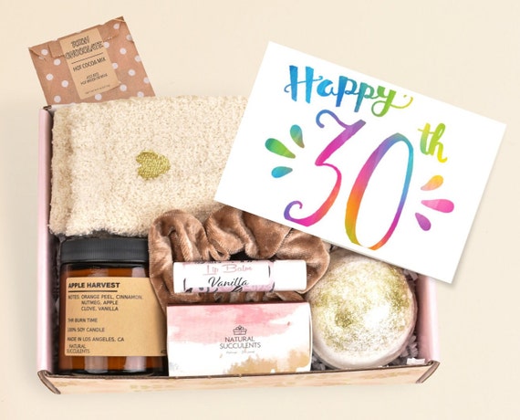 30th Birthday Gift for Women, 30th Birthday Spa Gift Box, 30th