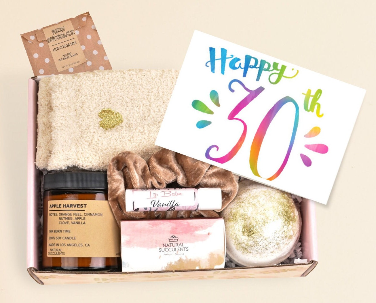 30th Birthday Gift for Women 30th Birthday Spa Gift Box 30th - Etsy