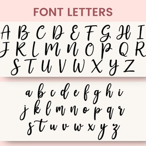 Puede incluir: Una imagen en blanco y negro del alfabeto en una fuente manuscrita. Las letras est&aacute;n en may&uacute;sculas y min&uacute;sculas.