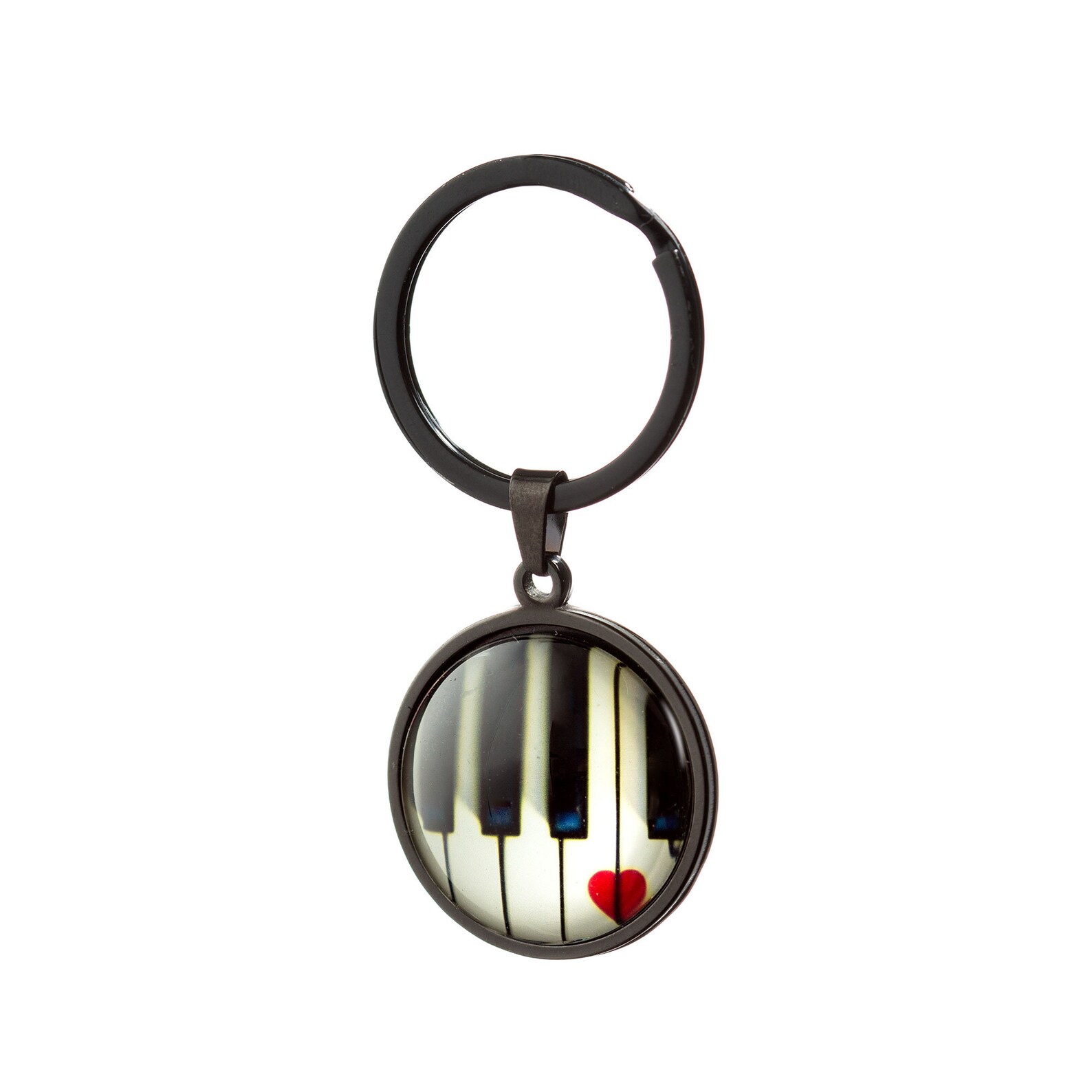 Music Keychain/ Keychain/ Keyring/ Piano/ Stainless Steel/ Etsy