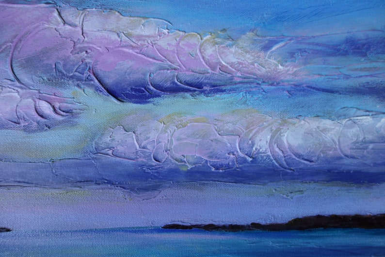 Large Abstract Beach Painting 30x24, Original Art, Living Room Art, Beach House Art, Beach Decor