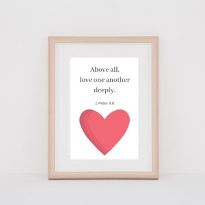Valentine's Day Bible Verse Printable Set 3 for 5! - Etsy