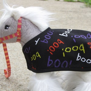 Shetland Pony Decke für American Girl Puppe Pferd Wellie Wishers HALLOWEEN Boo Gespenst Geister gespenstisch all hallows eve day of the dead