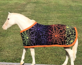 Decke passend für Breyer Peter Stein traditionell Modell Pferde HALLOWEEN Herbst Herbst Spielzeug