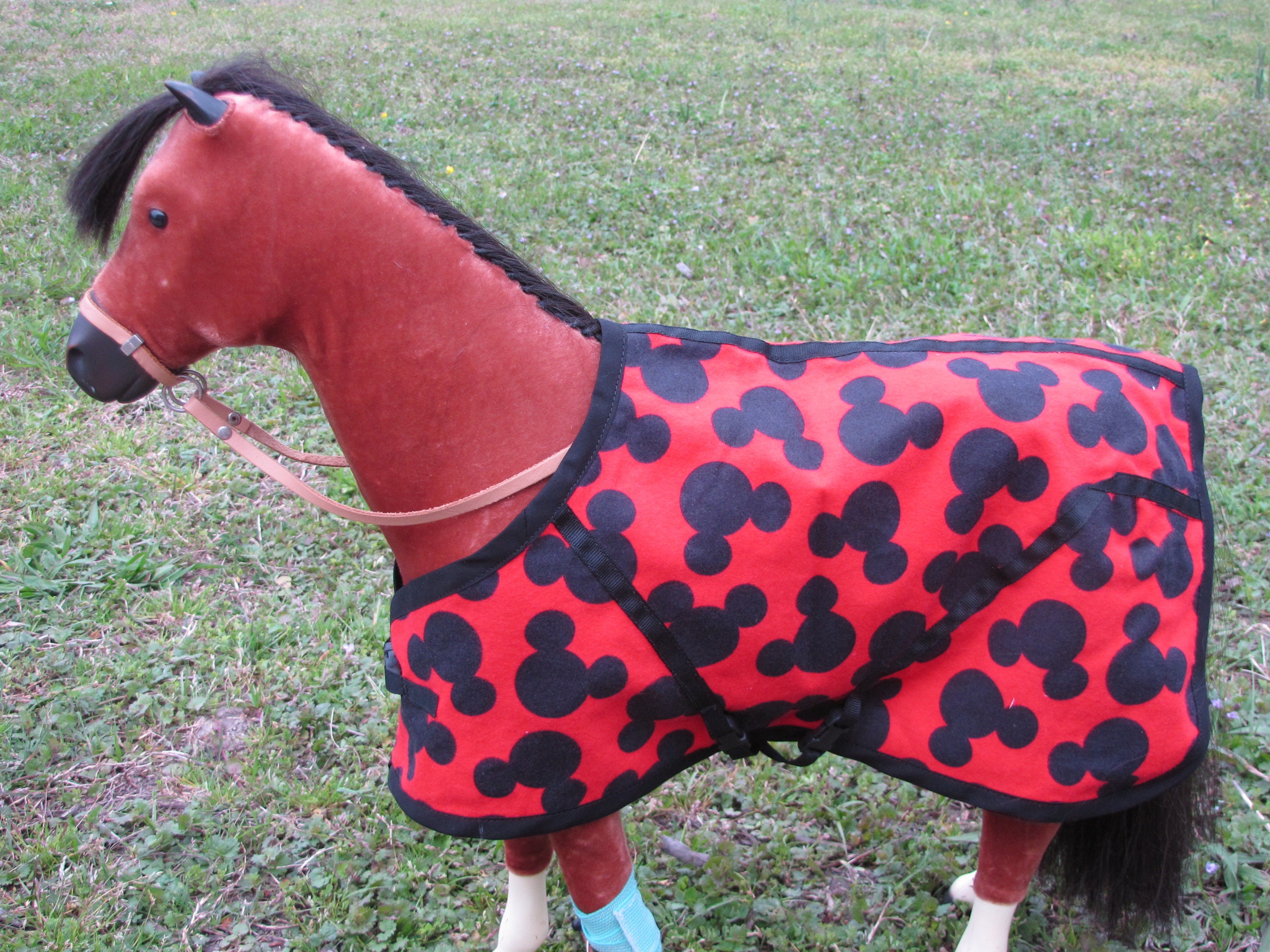 Horse Blanket for American Girl AG Our Generation OG and Battat horses Disney Mickey Mouse My Life As MLA