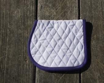 Manta para silla de montar de doma clásica y cazador PURPLE para American Girl Battat caballo caballos juguete pony muñeca nuestra generación verdaderamente yo Mi vida como