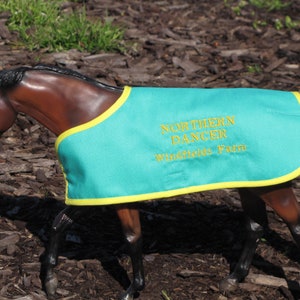 NORTHERN DANCER  embroidered blanket for Breyer thoroughbred tb race horse Kentucky Derby KY derby racing racehorse model horse