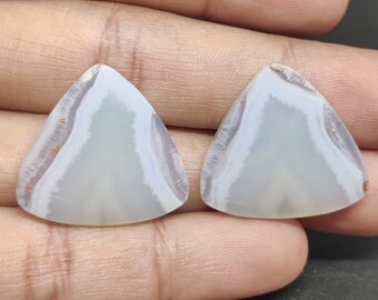 Calce Plain Drop Earing Cabochons Gemstone Loose Stone Jewellery making 25x15 14.5x25 18x12mm Amazing Handmade Amethyst Rose Quartz B.T