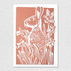 Pack of 3 Easter Greetings Cards featuring a Bunny zdjęcie 4