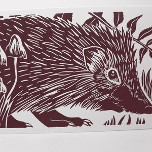 Woodland Animals Greetings Cards featuring a Rabbit, Badger and Hedgehog image 4