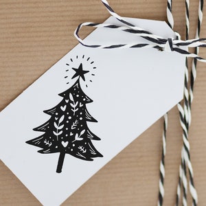 Weihnachtsstempel Weihnachtsbaum // Stempel Weihnachten // Holzstempel // Motivstempel Tannenbaum (W002)