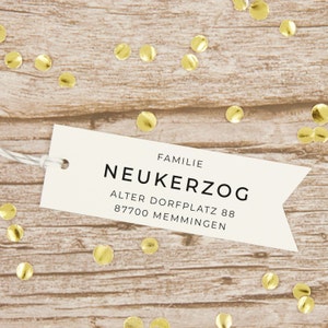 Personalisierter Adressstempel // personalisierter Stempel // individueller Familienstempel // Namensstempel // Motiv "Memmingen"