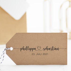 WEDDING STAMP with your names // Stamp for the wedding // individual wedding stamp // customizable