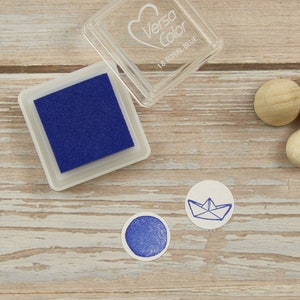 Mini-Stempelkissen blau - Versa Color "royal blue"