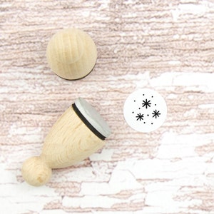 Stamp snow flurries // mini stamp small snowflakes / small stamp winter / snowflakes & dots