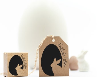 Easter stamp HAPPY EASTER // Wooden stamp Easter stamp // Easter egg stamp // Easter (OS001)