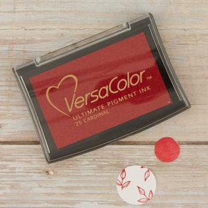 Stempelkissen rot von Versa Color / Stempelfarbe "Cardinal" Versacolor
