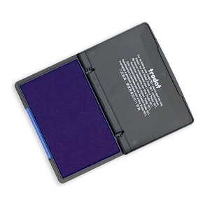 Stempelkissen schwarz / blau in 90x50mm oder 110x70mm