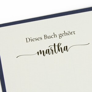 BUCHSTEMPEL // Ex Libris Stempel // personalisierter Stempel // Bucheignerzeichen Calligraphy Bild 8