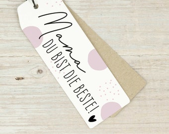 Stempel "Mama du bist die Beste" / Stempel Muttertag / Muttertagsgeschenk