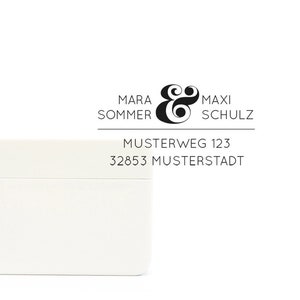 SELBSTFÄRBENDER STEMPEL " Salzburg" personalisiert // Adresstempel // persönlicher Familienstempel // Namensstempel personalisiert