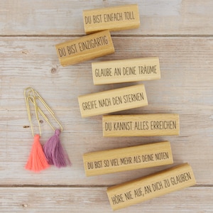 Stempelset "Het Ware Getuigenis" / Affirmaties voor kinderen / Stempel bemoedigingskaarten / Lerarenstempels