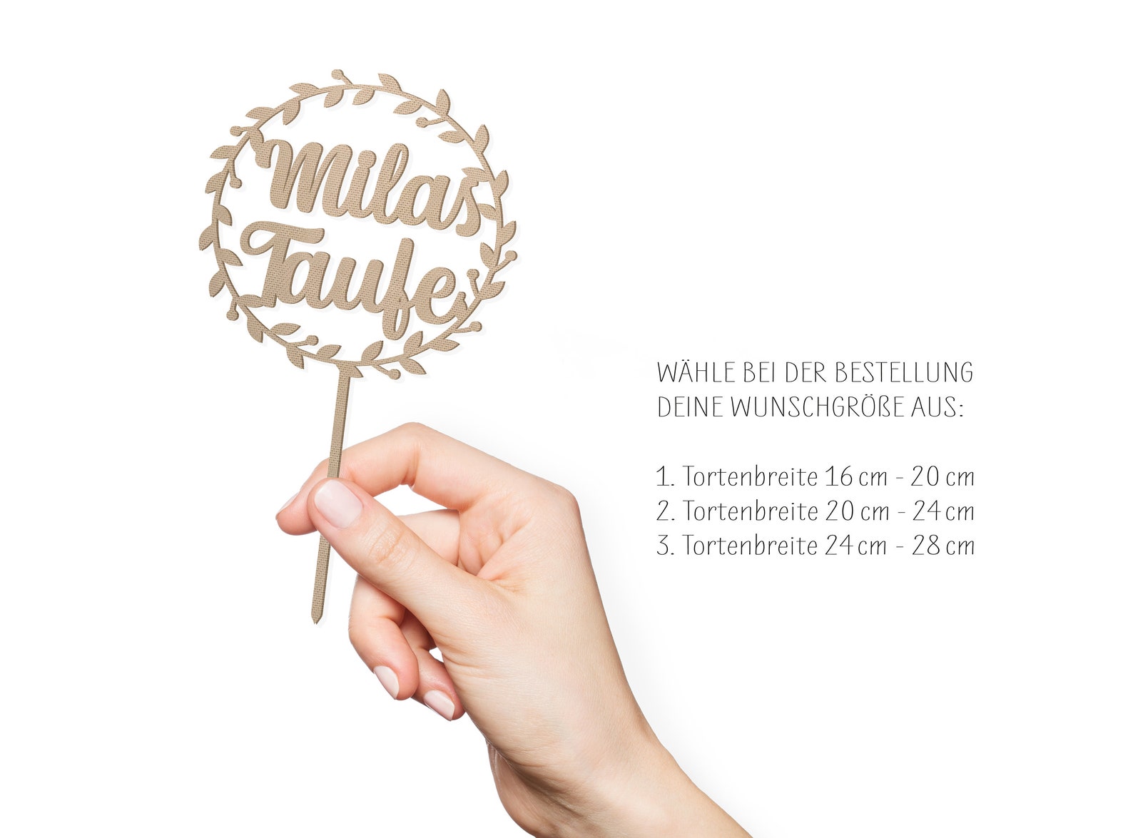 Cake Topper Taufe personalisiert Etsy