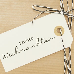 Weihnachtsstempel Frohe Weihnachten // Stempel Weihnachten // Weihnachtswunsch // Weihnachtsgruß (WS08)