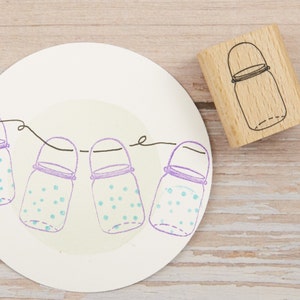 Motivstempel "Henkelglas" // Stempel Glas mit Henkel //  Holzstempel (M021)