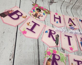 Encanto Happy Birthday Banner, Encanto Party Decorations, Fiesta de Encanto, Encanto Birthday Decorations