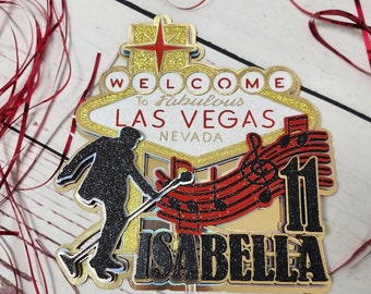 Elvis Cake Topper, Elvis theme party decorations, Las Vegas Cake Topper, Las Vegas Theme Party Decorations