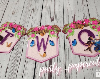 ENCANTO High Chair Banner, Encanto One Banner, Encanto Two Banner