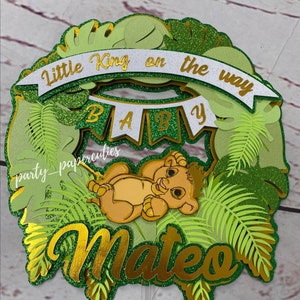 Baby King Cake Topper, Lion King Baby, Baby Simba, Lion Baby King, Baby Simba Shower Theme