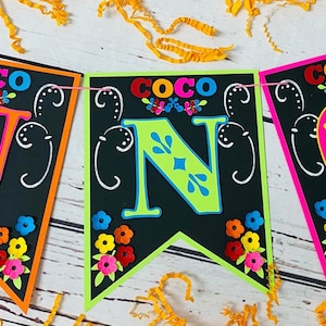 Coco Girl Theme One High Chair Banner, Fiesta Mexicana One High Chair Banner, Coco smash high chair banner. Mexican Party Banner