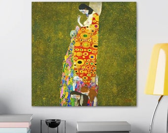 Woman in Colorful Gown painting by Gustav Klimt