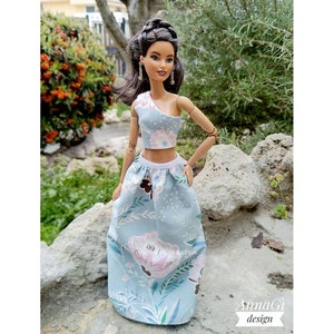Boho long dress for 1 6 Dolls