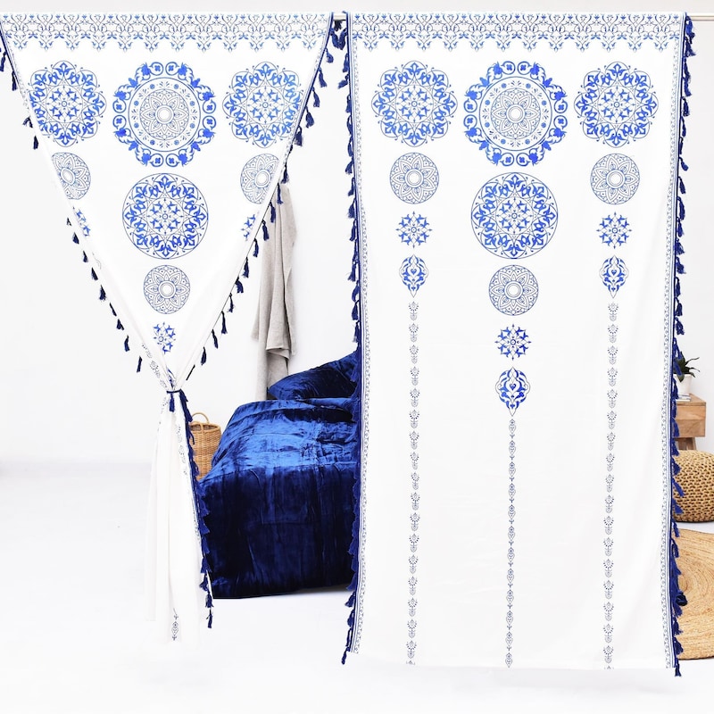 Moroccan Curtains - Etsy UK