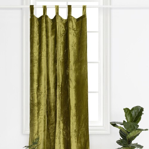 Luxe Velvet Curtain Living Room Curtain Bohemian Curtain Etsy