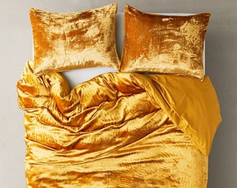 Velvet Bedding Etsy