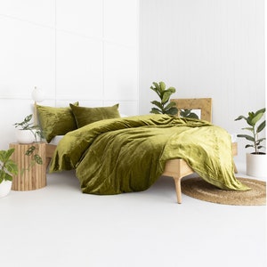 3 Pcs Set Ultra Luxe Crushed Velvet Duvet Cover Bedding Donna Cover Boho Bedding UO Comforter Cover Quilt Cover Green Velvet Duvet cover