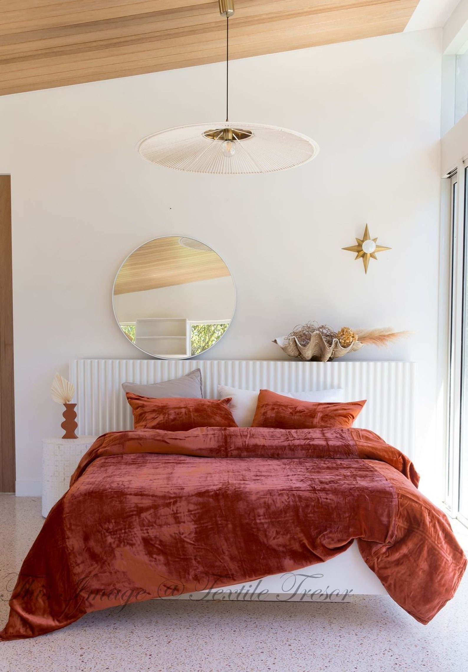 Ultra Luxury Rust Terracotta Velvet Duvet Cover Boho Bedding Etsy